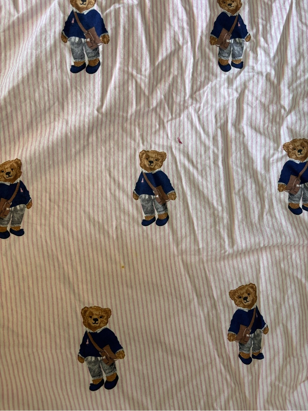 Ralph Lauren Twin Pink Polo Bear Comforter - Picture 6 of 8